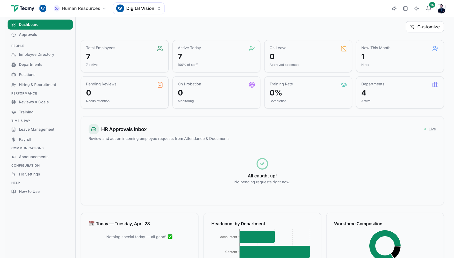 Teamy — HR & people